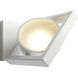 Hawk LED 7 inch White Wall Sconce Wall Light