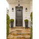 Wilton 1 Light 8.25 inch Matte Black Outdoor Hanging Light