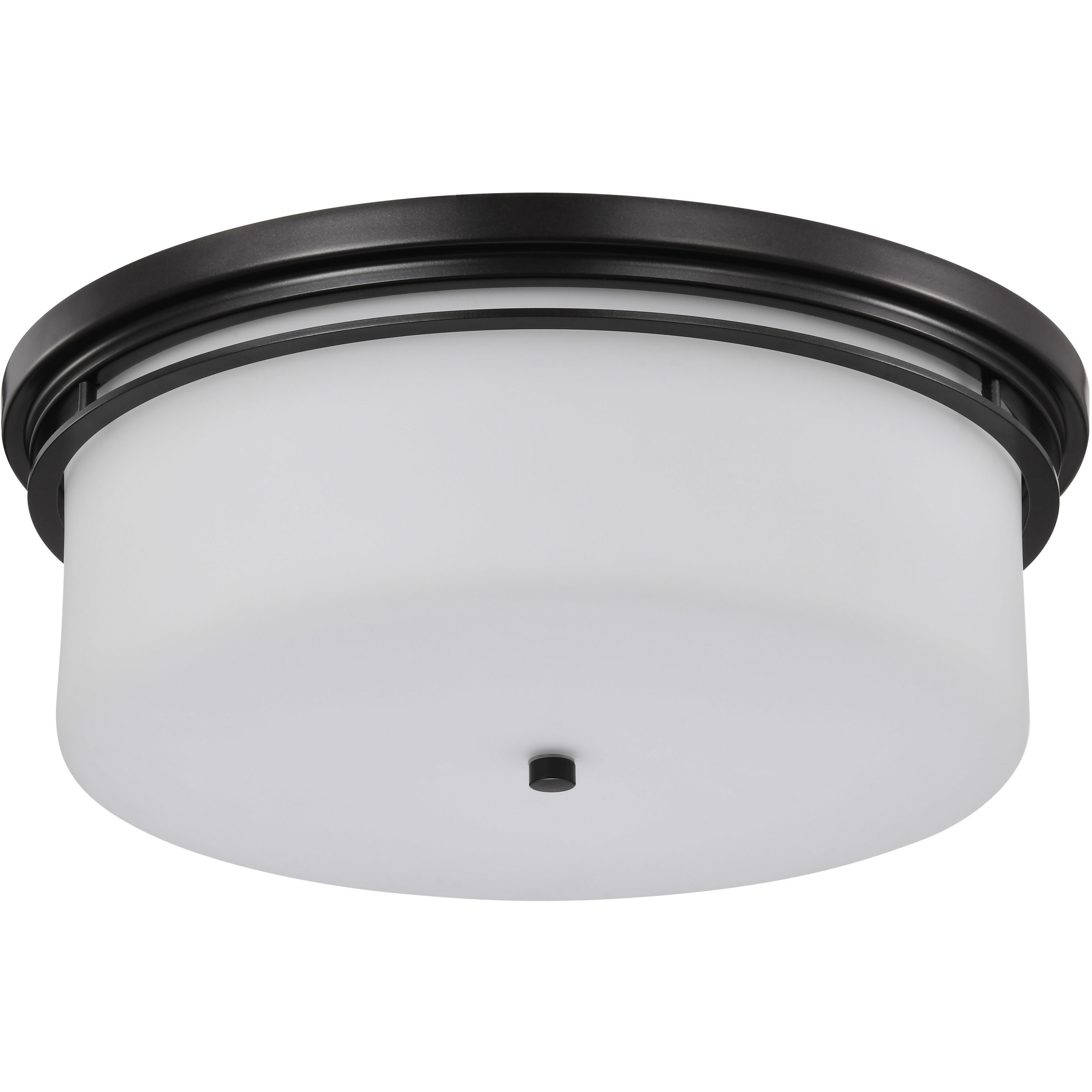 Warren 15 inch Gun Metal Flush Mount Ceiling Light