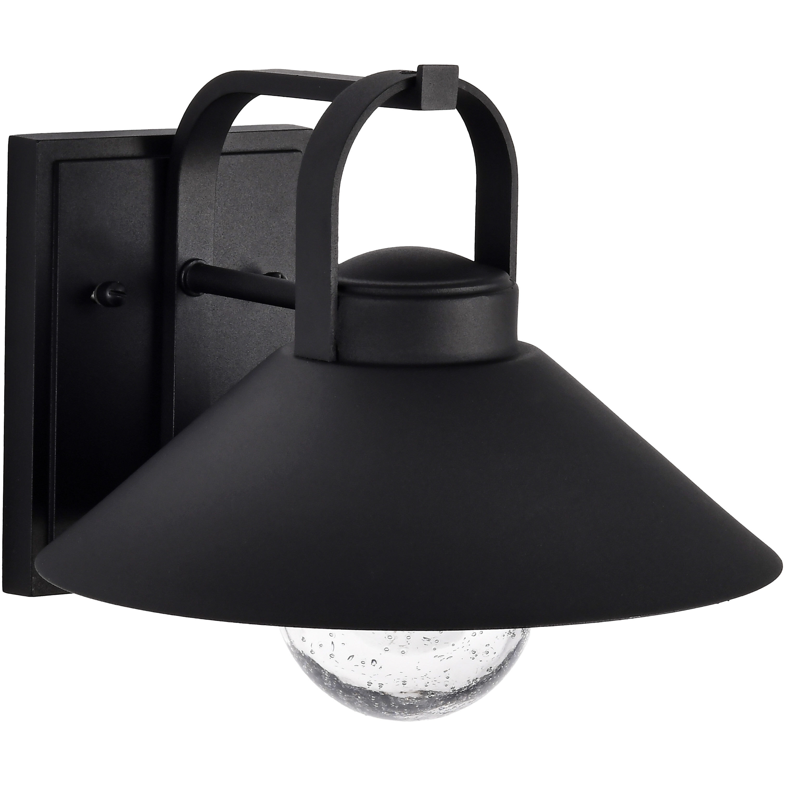 Ridge 8.88 inch Black Outdoor Wall Light