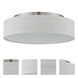 Heather LED 13 inch Brushed Nickel Flush Mount Ceiling Light