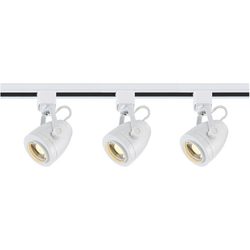 Brentwood 3 Light 120V White Track Kit Ceiling Light
