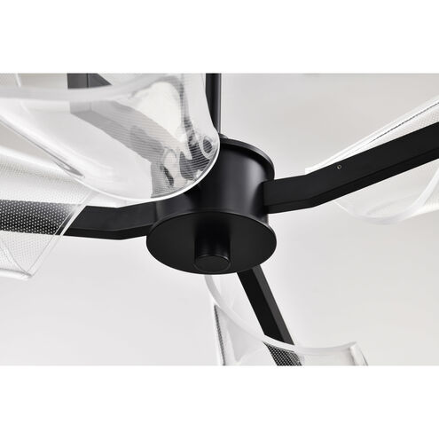 Sedona LED 27.13 inch Matte Black Chandelier Ceiling Light