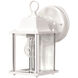 Brentwood 1 Light 9 inch White Outdoor Wall Lantern