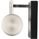 Solano LED 24 inch Black and Brushed Nickel Bath Vanity Light Wall Light