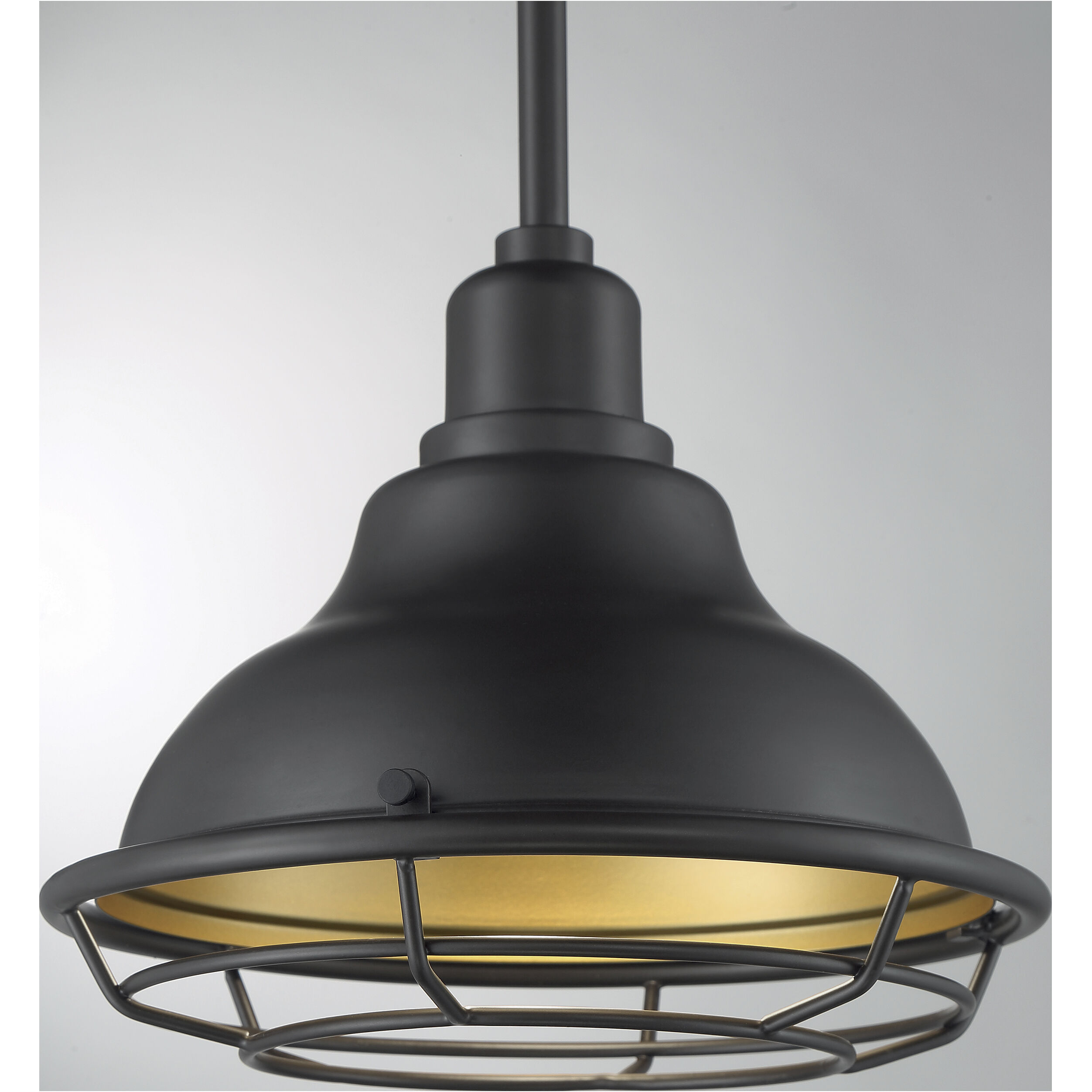 Newbridge 1 Light 9.75 inch Dark Bronze and Gold Pendant Ceiling Light