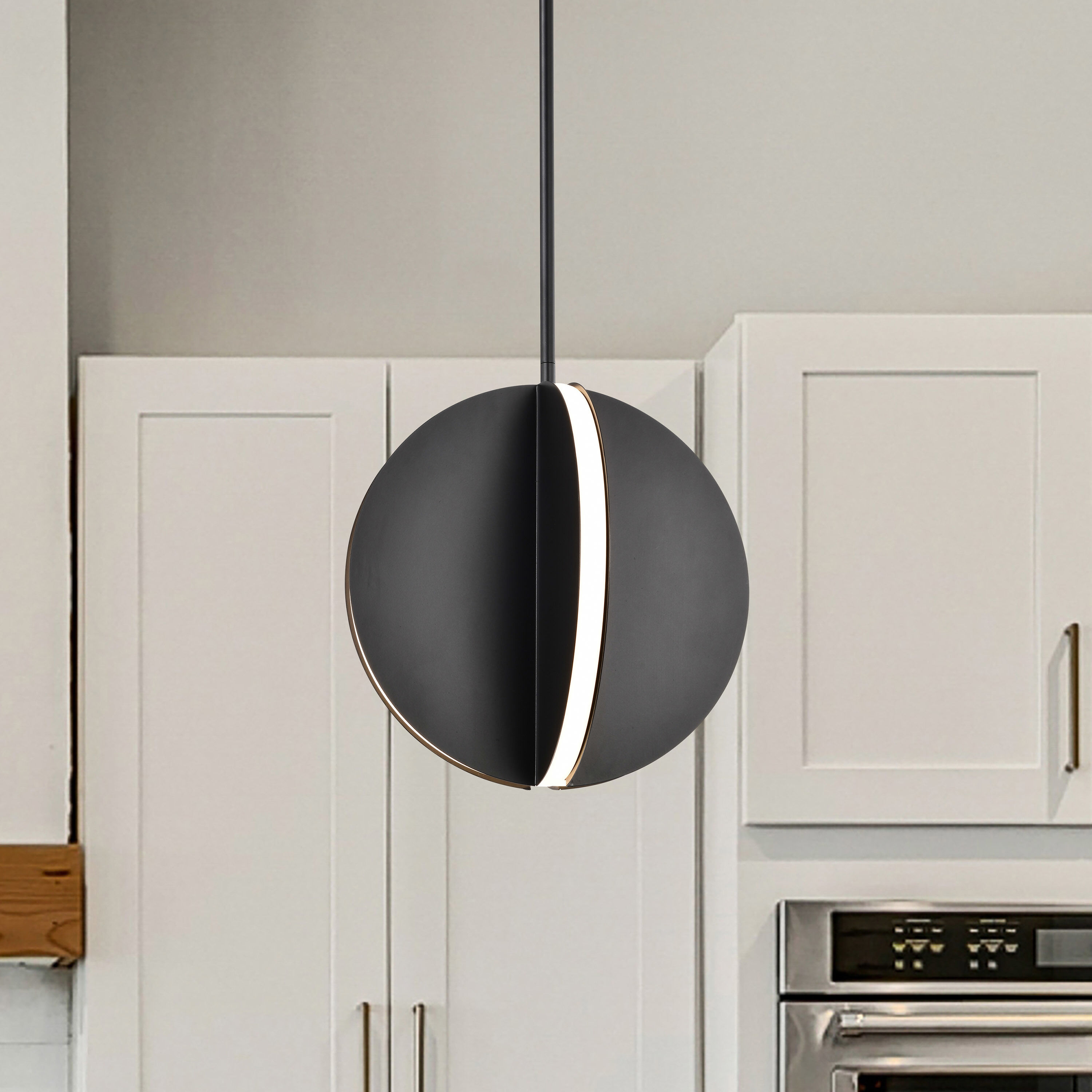 Blaine LED 12.88 inch Matte Black Pendant Ceiling Light