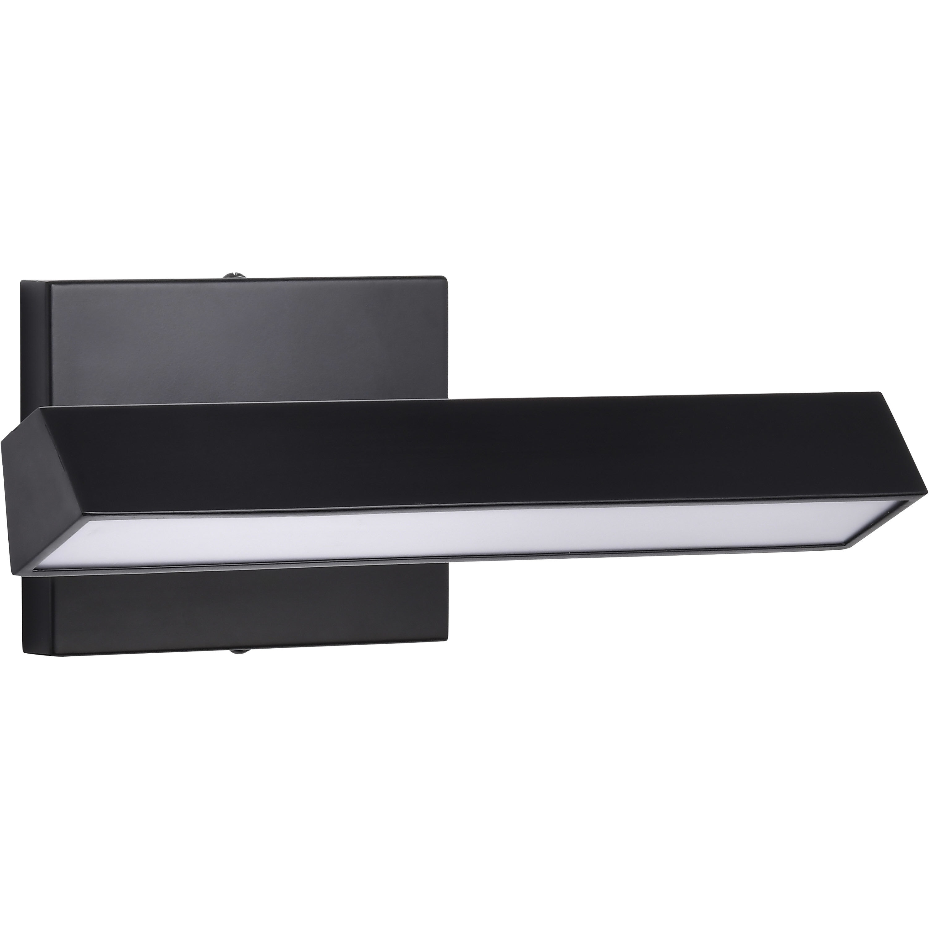 Mila LED 12.2 inch Black Vanity Wall Light
