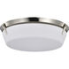 Rowen 4 Light 18.5 inch Brushed Nickel Flush Mount Ceiling Light