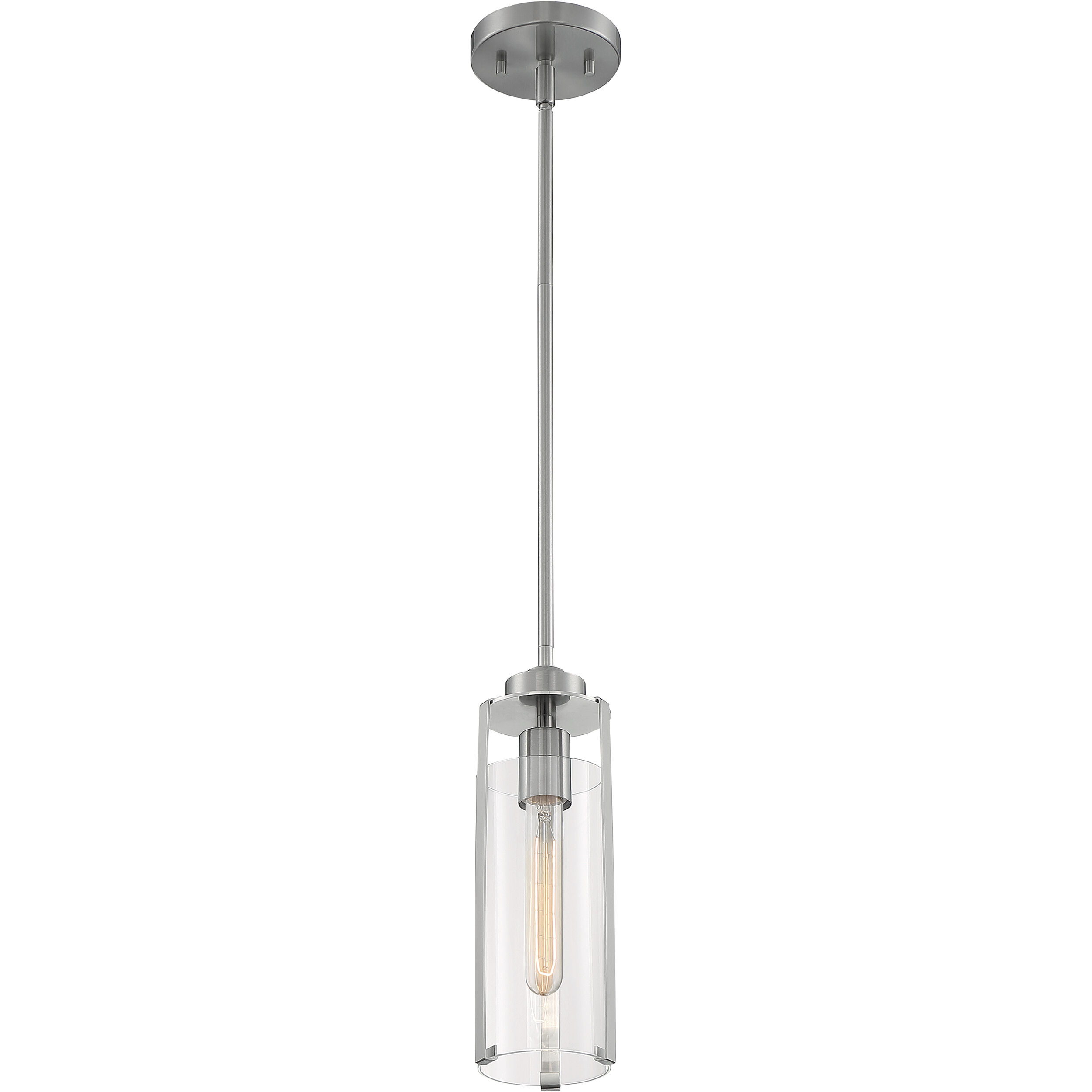 Marina 1 Light 5 inch Brushed Nickel Pendant Ceiling Light