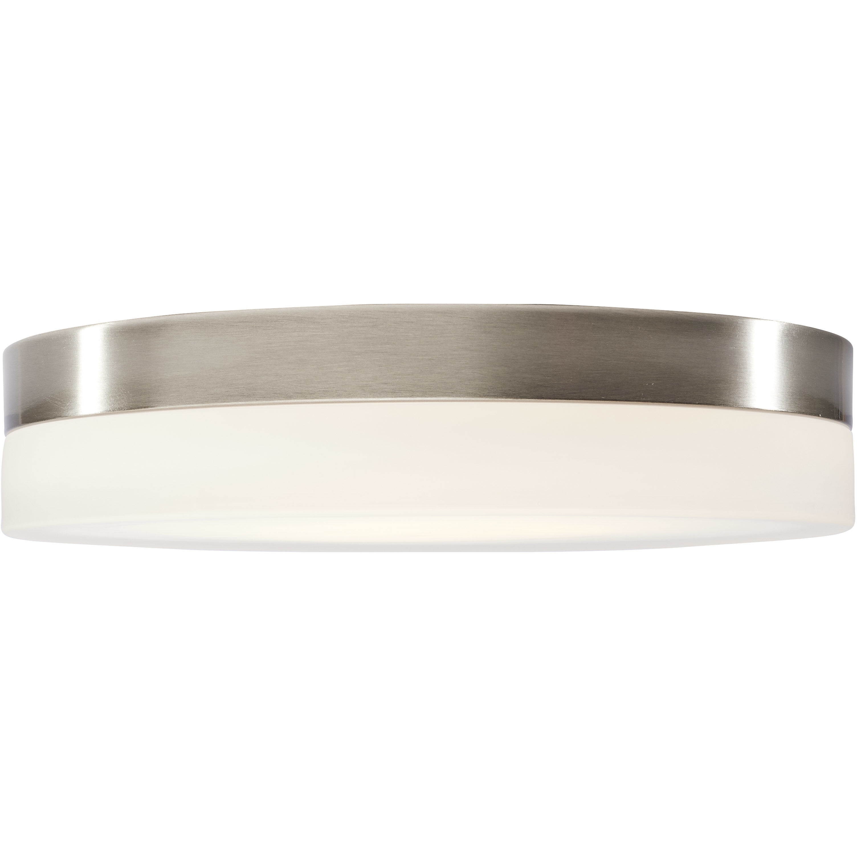 Pi LED 14 inch Brushed Nickel LED Flush Mount Ceiling Light