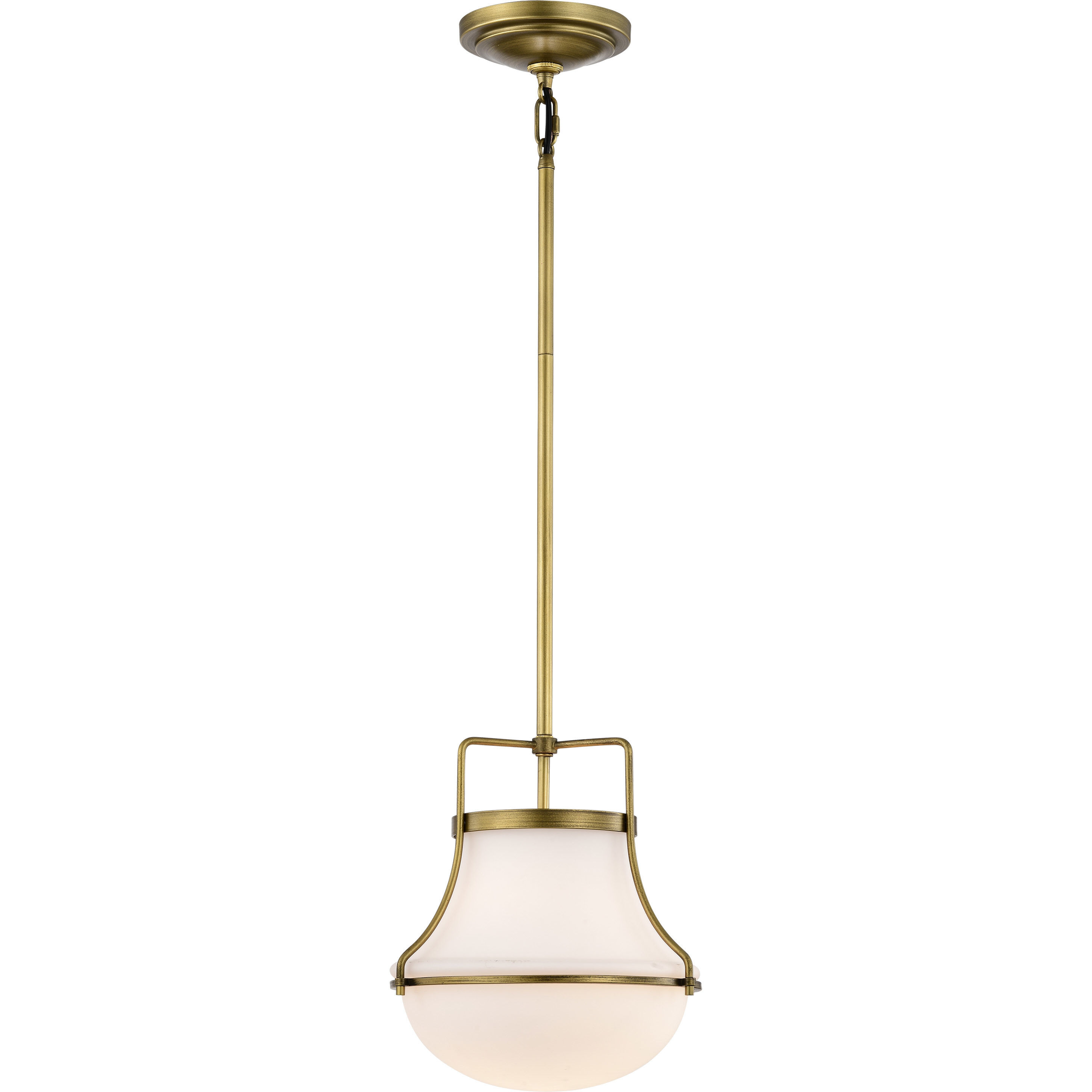 Valdora 1 Light 10.38 inch Natural Brass Pendant Ceiling Light