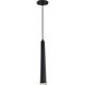 Melrose LED 2.4 inch Matte Black and Brushed Nickel Pendant Ceiling Light