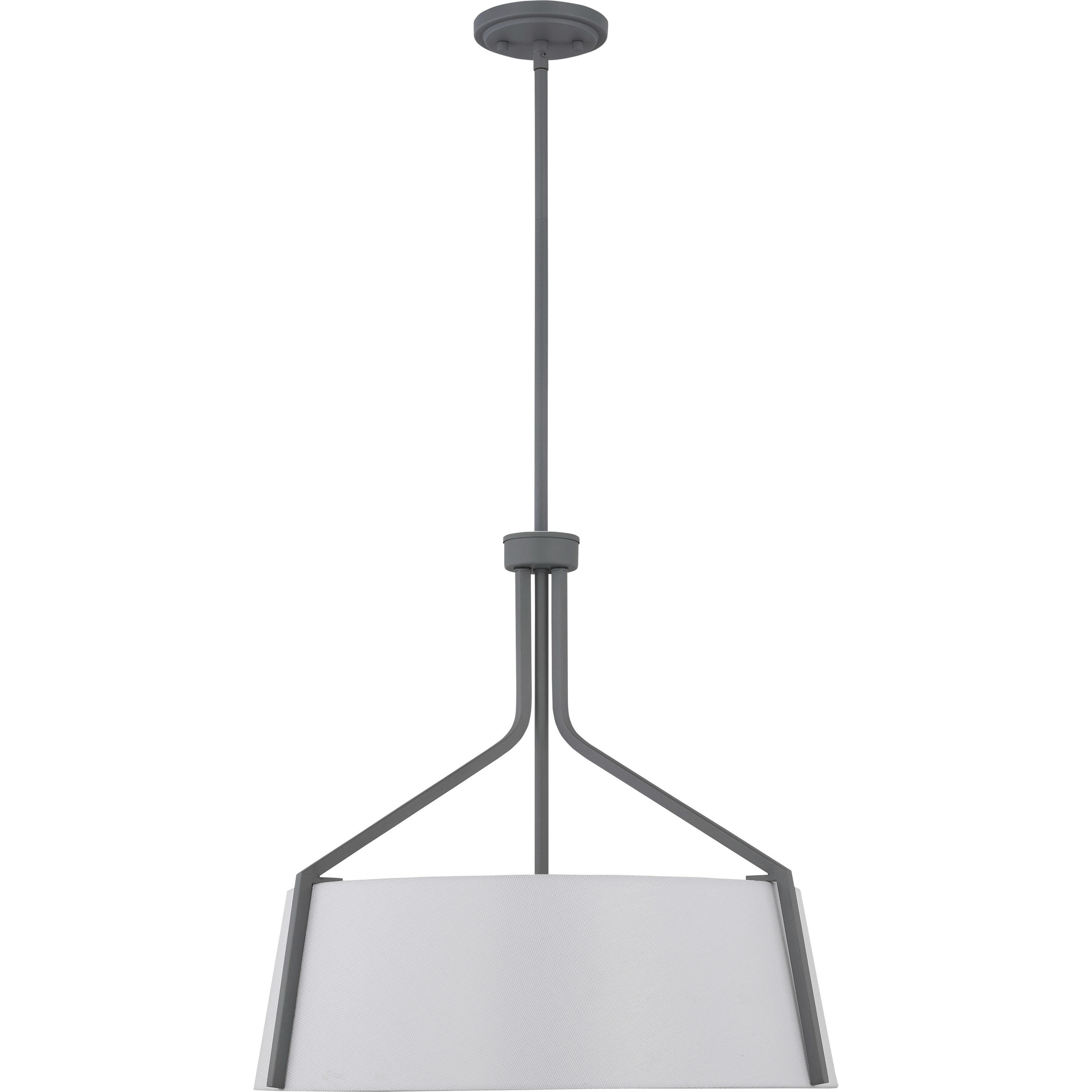 Livingston 4 Light 22 inch Putty Gray Pendant Ceiling Light