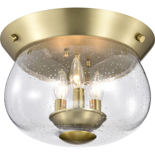 Boliver Light inch Vintage Brass Flush Mount Ceiling Light