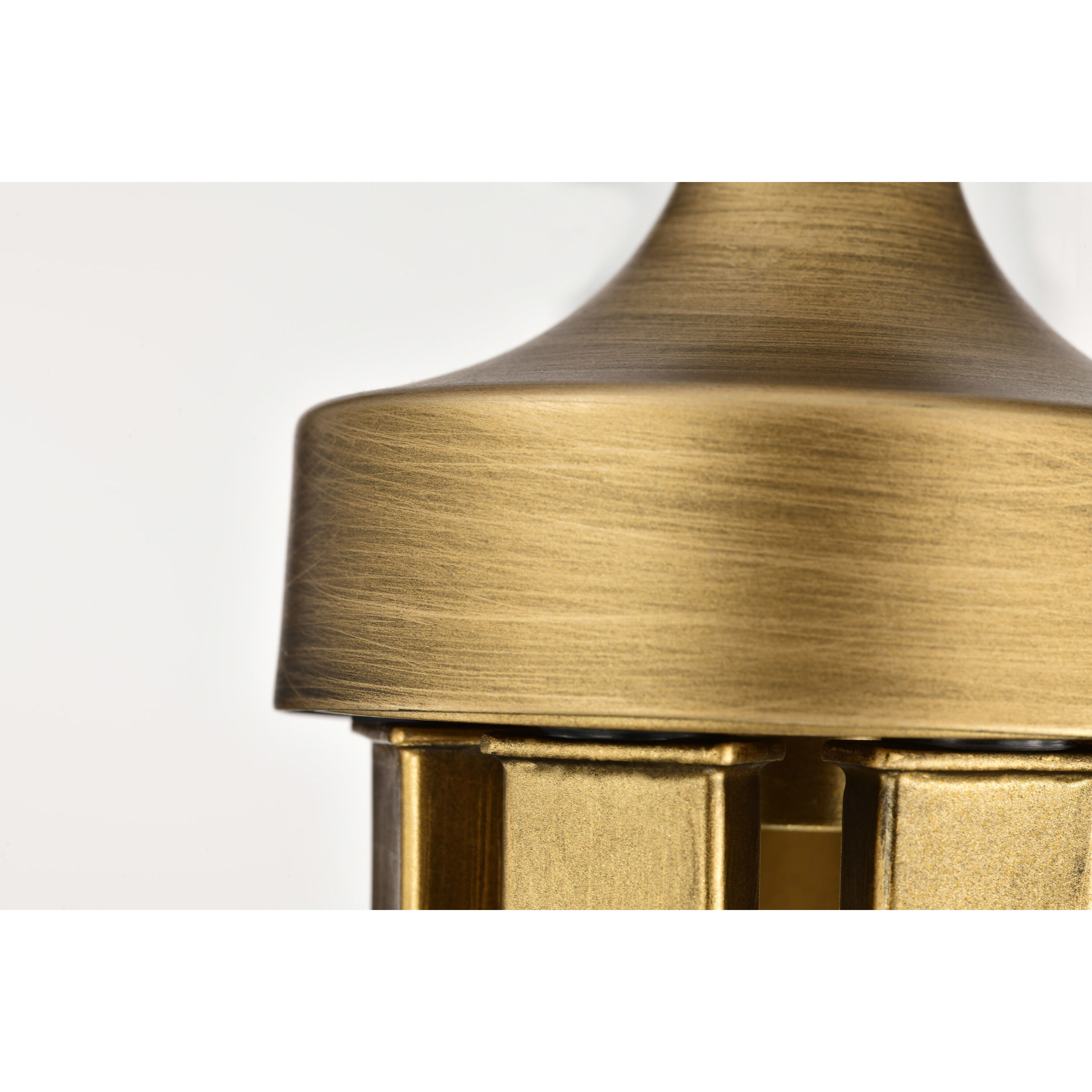 Solara 40 inch Natural Brass Chandelier Ceiling Light