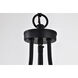 Amado 3 Light 14 inch Matte Black Pendant Ceiling Light