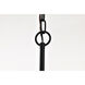Liam 30 inch Matte Black Chandelier Ceiling Light