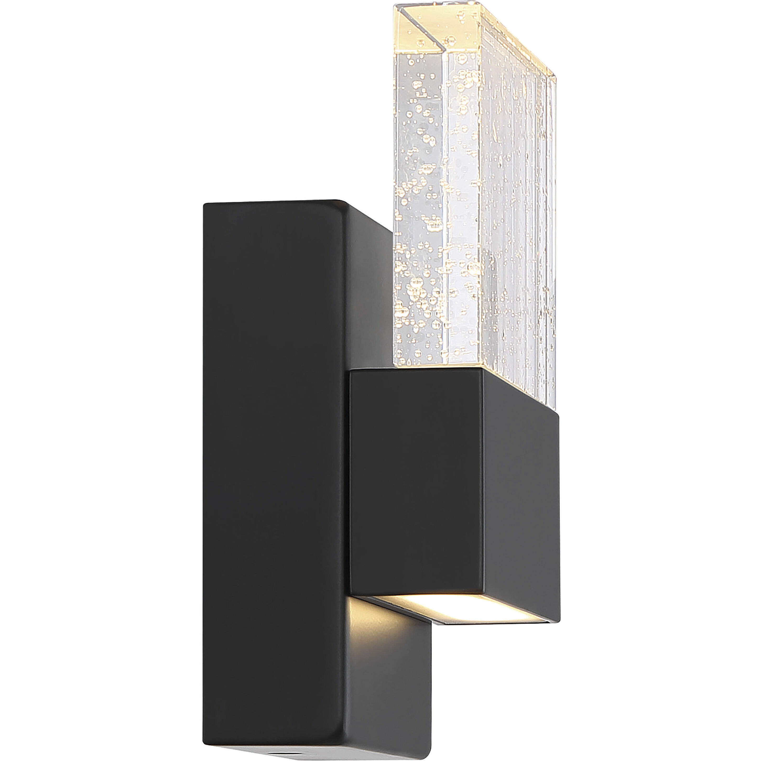 Ellusion LED 5 inch Matte Black ADA Wall Sconce Wall Light, Small