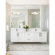 Bowman LED 12 inch Brushed Nickel Vanity Light Wall Light