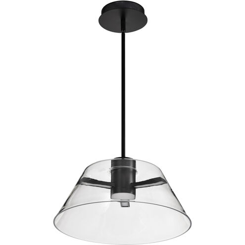 Edmond LED 17 inch Matte Black Pendant Ceiling Light