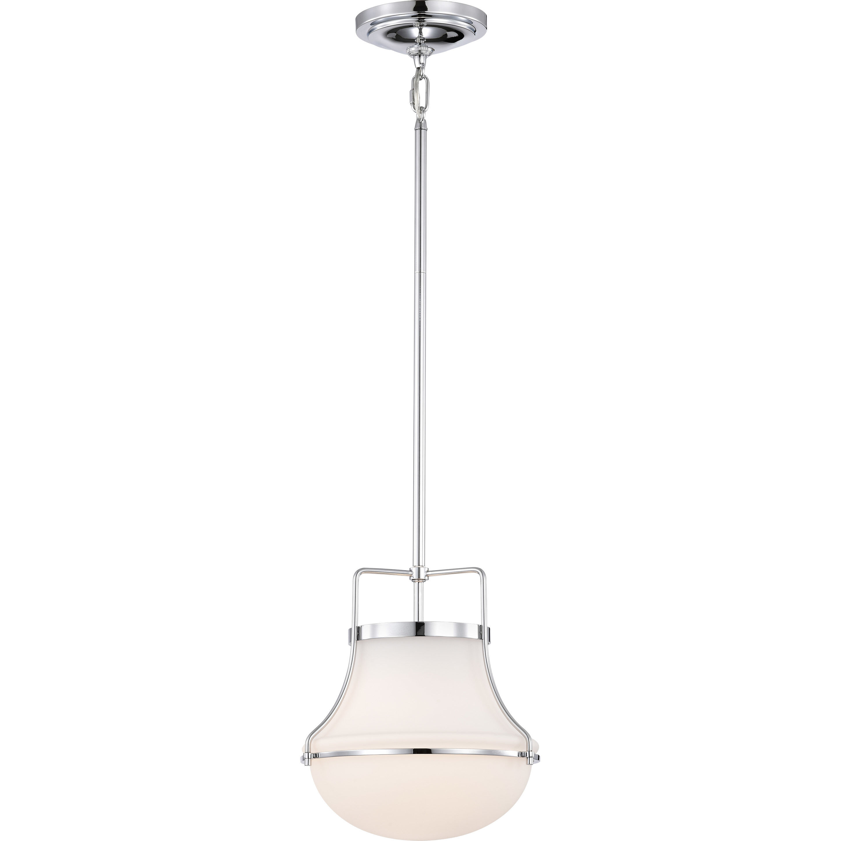 Valdora 1 Light 10.38 inch Polished Nickel Pendant Ceiling Light