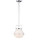 Valdora 1 Light 10.38 inch Polished Nickel Pendant Ceiling Light