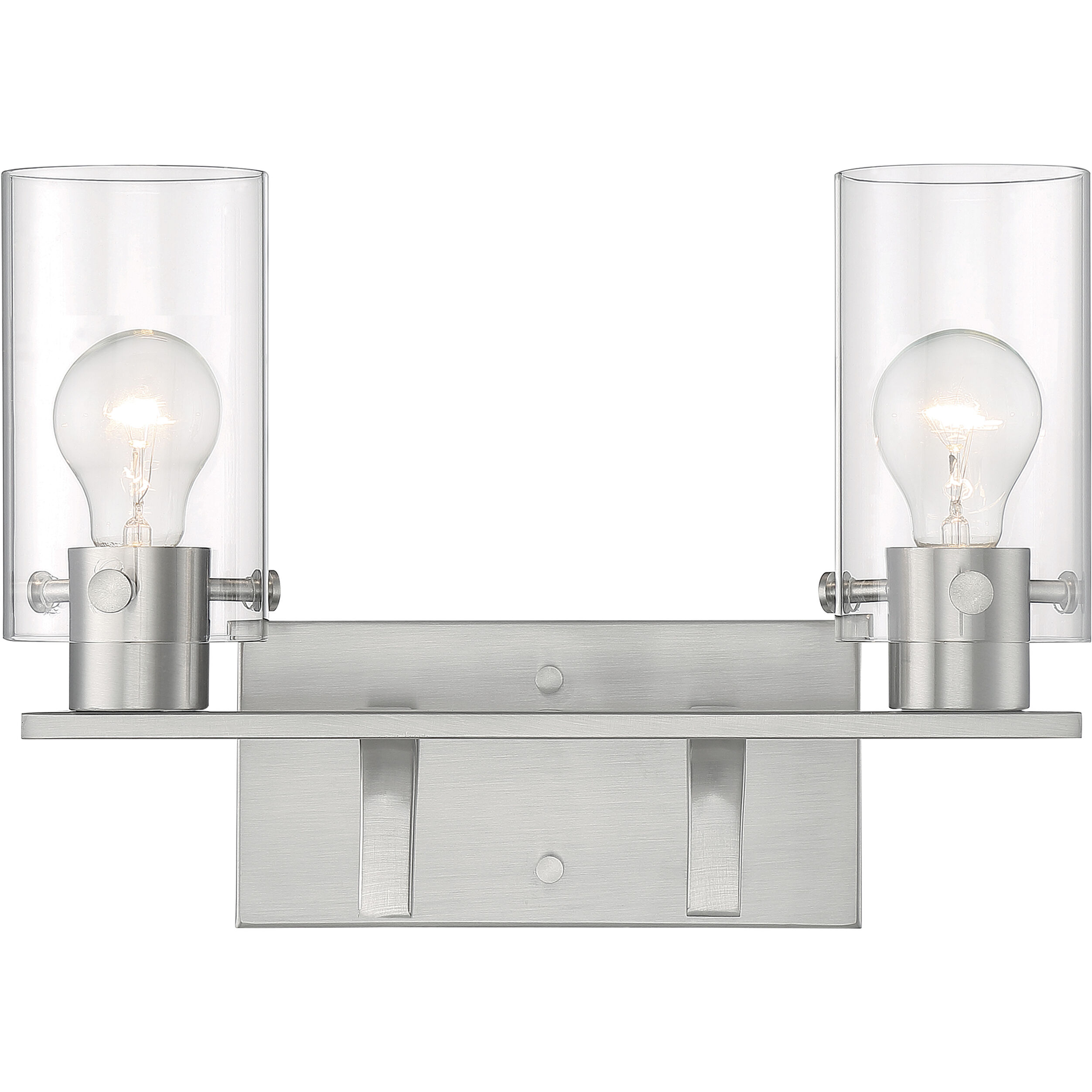 Sommerset 2 Light 15 inch Brushed Nickel Vanity Light Wall Light