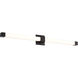 Brightwyn LED 35 inch Matte Black Vanity Wall Light