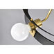 Marsden 8 Light 23.13 inch Matte Black Chandelier Ceiling Light