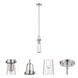 Beaker 1 Light 4.75 inch Brushed Nickel Mini Pendant Ceiling Light