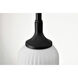 Solara 5 inch Matte Black Pendant Ceiling Light