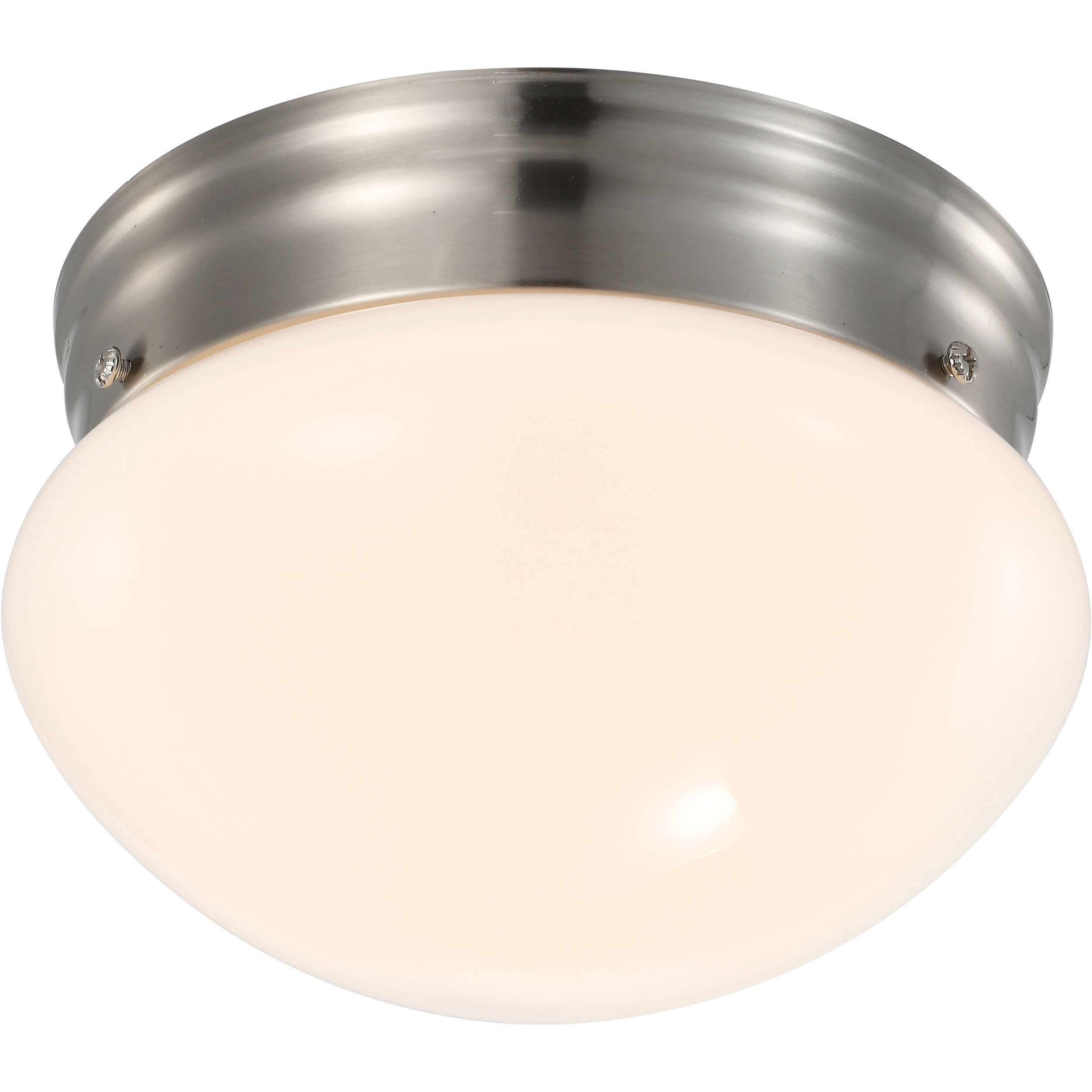 Brentwood LED 7 inch Brushed Nickel Flush Mount Ceiling Light