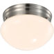 Brentwood LED 7 inch Brushed Nickel Flush Mount Ceiling Light