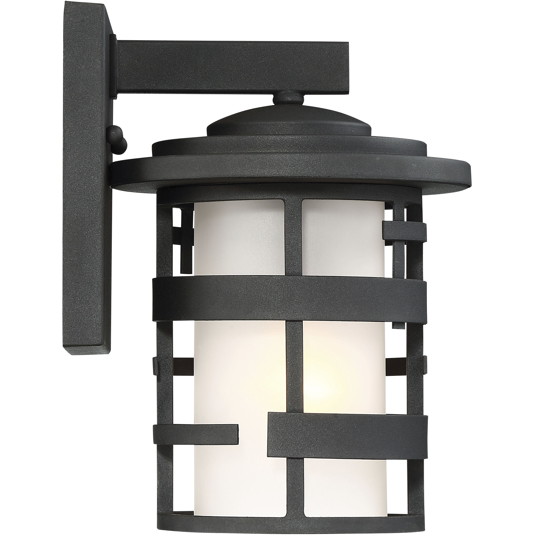 Lansing 1 Light 10 inch Textured Black Outdoor Wall Mount