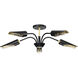 Marc 5 Light 28.5 inch Matte Black Chandelier Ceiling Light