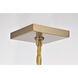 Emma 4 Light 20 inch Burnished Brass Pendant Ceiling Light