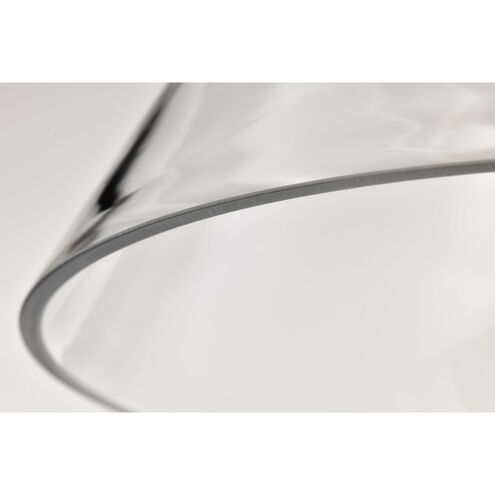 Edmond LED 13.63 inch Matte Black Semi Flush Mount Ceiling Light