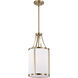 Easton 1 Light 9.75 inch Burnished Brass Pendant Ceiling Light