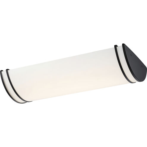 Glamour LED 11.31 inch Matte Black Flush Mount Ceiling Light