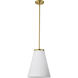 Royale 12 inch Burnished Brass Pendant Ceiling Light