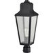 Lawrence 1 Light 22.75 inch Matte Black Outdoor Post Light
