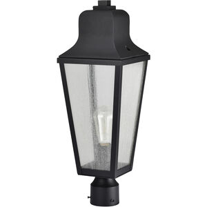 Lawrence 1 Light 22.75 inch Matte Black Outdoor Post Light