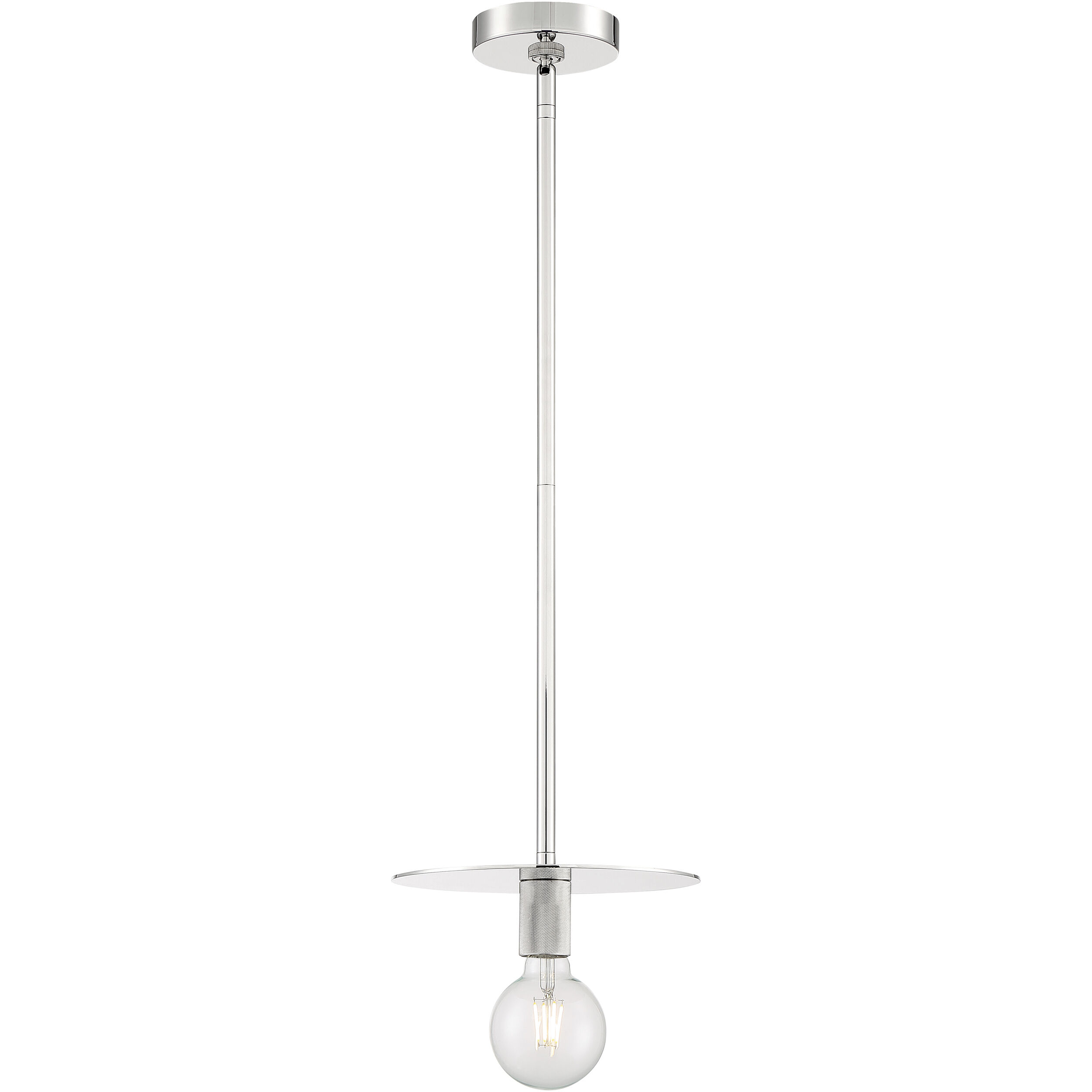Bizet 1 Light 10 inch Polished Nickel Pendant Ceiling Light