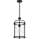 Yorktown 1 Light 10 inch Matte Black Pendant Ceiling Light