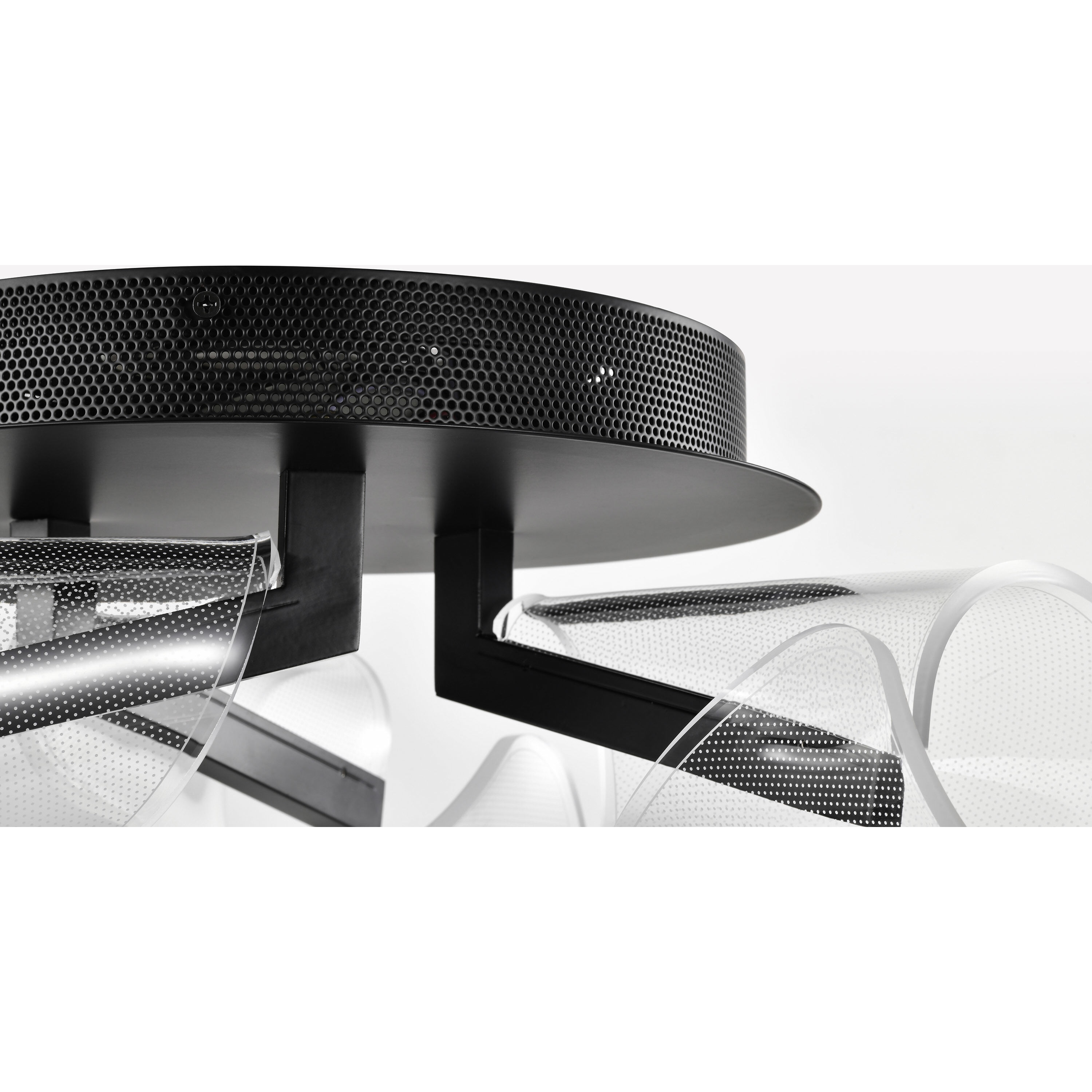 Sedona LED 22 inch Matte Black Flush Mount Ceiling Light