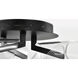 Sedona LED 22 inch Matte Black Flush Mount Ceiling Light