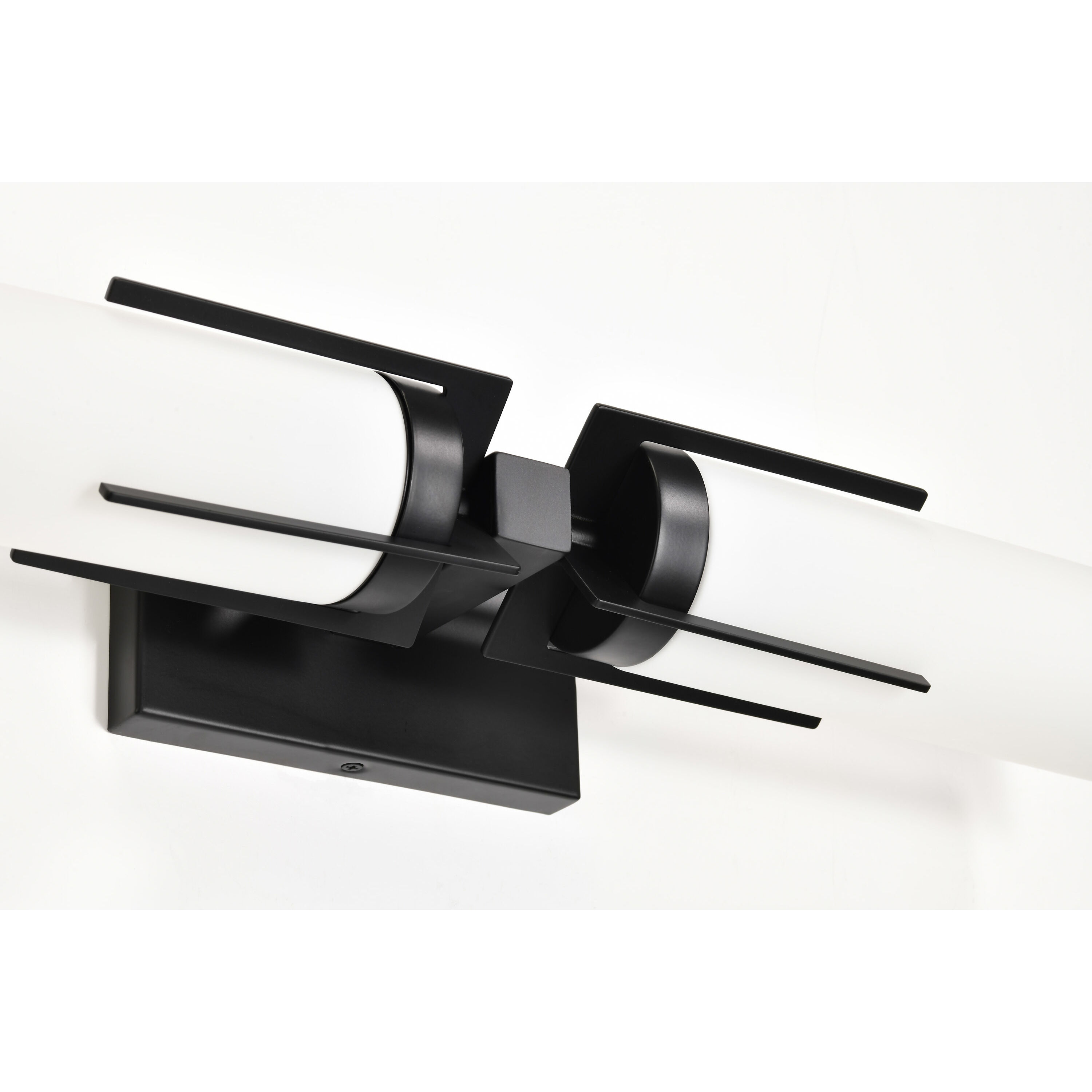 Roselle 2 Light 24 inch Matte Black Vanity Light Wall Light