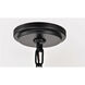 Liam 25 inch Matte Black Chandelier Ceiling Light