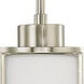 Odeon 1 Light 5.13 inch Brushed Nickel Mini Pendant Ceiling Light